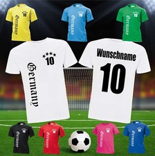Fan Shirt Kinder Trikot Deutschland T-Shirt Kids inkl. Wunschdruck Name + Nr. 