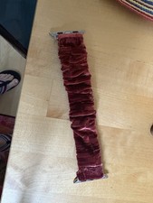 Armband Apple Watch 41 (35 cm)   Haarband Band Uhr Weinrot