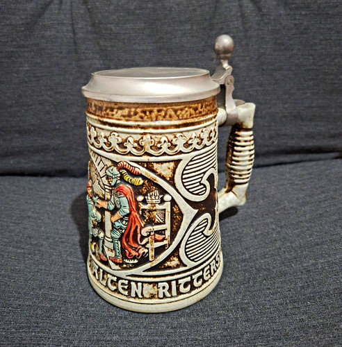 Gerz bierkrug steingut mit - bierkrug,