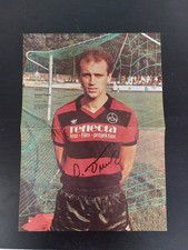 Autogramm AK Autogrammkarte Dieter Trunk 1. FC Nürnberg Club 80er Poster Reflect
