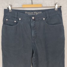 Joker Jeans Herren Hose Gr. W33/L34 Schwarz Harlem Walker Gerade Beim 100% Baum