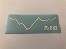 Aufkleber Streckenprofil