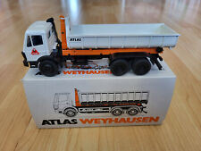 MB Mercedes Atlas Weyhausen Abrollcontainer Absetzcontainer LKW Conrad OVP 1:50