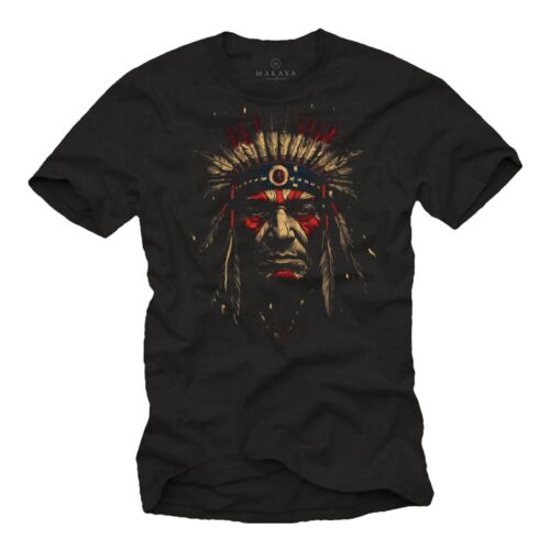 Herren shirt mit indianer - herren,