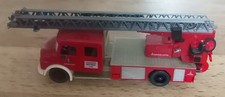 Preiser Mercedes Benz 1268 Feuerwehr mit Drehleiter 1:87 (44)