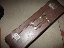 Vintage Koffer Nostalgie Retro 60er Jahre, Reisekoffer Oldtimer Kunstleder braun