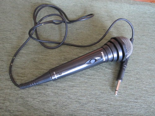 Vintage philips mikrofon - vintage,