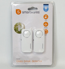 Smartwares SMA-40952 Glasbruch-Sensor-Alarm 2er Pack, 6 V 90dB Einbruchsicherung