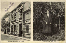 Bad Godesberg alte AK ~1920/30 Aennchen Heim Lindenwirtin Wohnhaus Lied Liedtext