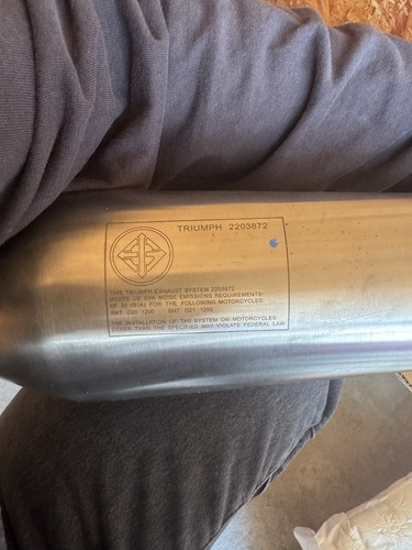 2024 thruxton 1200rs - oem, slip