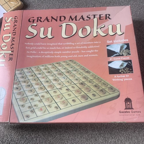 Großmeister sudoku holz - großmeister,
