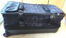 Reisetasche, Trolley, Boden Hartschale, TCM Travel Collection, karriert, sehr...