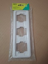 UNITEC, Serie 42, Abdeckahmen, Royal, polarweiß, 3fach, waagerecht