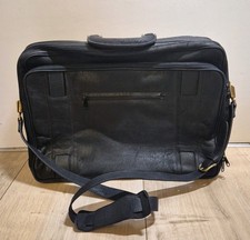 Aktentasche Reisetasche Echt Leder Schwarz Herren Ca 45×30×18