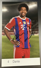 Autogramm DANTE  Bayern München AK 14/15 Nationalspieler Brasilien VfL Wolfs xyz