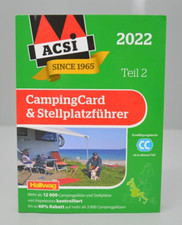 ACSI CampingCard & Stellplatzführer 2022 Teil 2 NEU