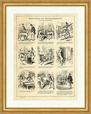 Tamerlan der Studentenhund Hundeerziehung Hundeschule knurren Holzstich M 820