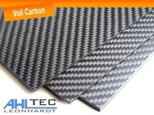 Carbon Platte 5mm / CFK Kohlefaser / Köper Voll Carbon / Größe wählbar