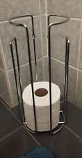 Toilettenpapier Ersatz Rollen Halter CHROM für 3 Rollen Klo WC Papier Bad