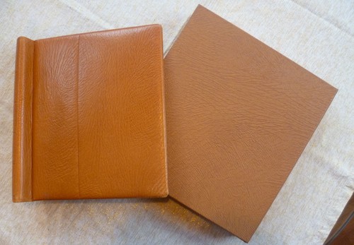 Leuchtturm leder klemmbinder - -,