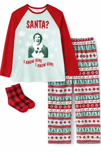 Kinder pyjama weihnachten elf - kinder,