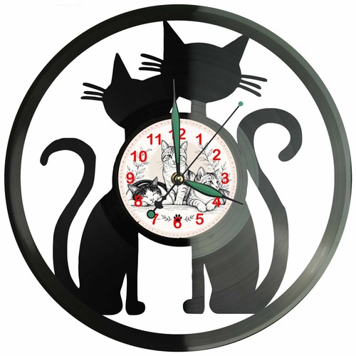 Katzen wanduhr katze - katzen,