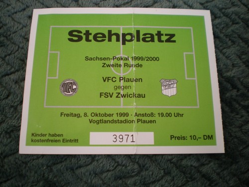 Sammler ticket vfc plauen - ,