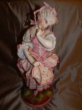 Biskuit Porzellan Mädchen