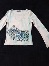 Damen HELDMANN  Pullover Farbverlauf Türkis Größe S ?