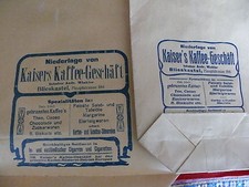 Rarität Blieskastel Papiertüten Tüten aus Papier Kaisers Kaffee Andr. Winkler