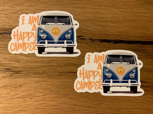 Camping aufkleber camper - 2x,