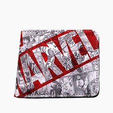 Marvel Comic Strip Avengers Iron Man Spiderman Hulk Antman aufklappbare Geldbörse