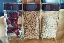 Glasbehälter Vorratsdosen Box Vorratsglas f Müsli Haferflocken Kaffee Nudeln etc