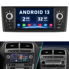 2+32GB Android 14 Autoradio Apple Carplay GPS Für Fiat Grande Punto Linea 07-12