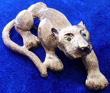 Panther mit grünen Augen