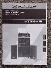 Sharp System - W7H - Bedienungsanleitung 