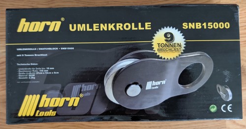 Horn umlenkrolle snb15000 - horn, 9t