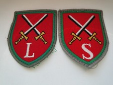 2x BW- Verbandsabzeichen  Infanterieschule des Heeres   ca  6x8 cm