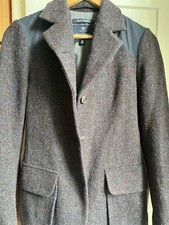 Nigel Cabourn Harris Tweed Mallory Damen Blazer Size 8 Made in England 100% Wool