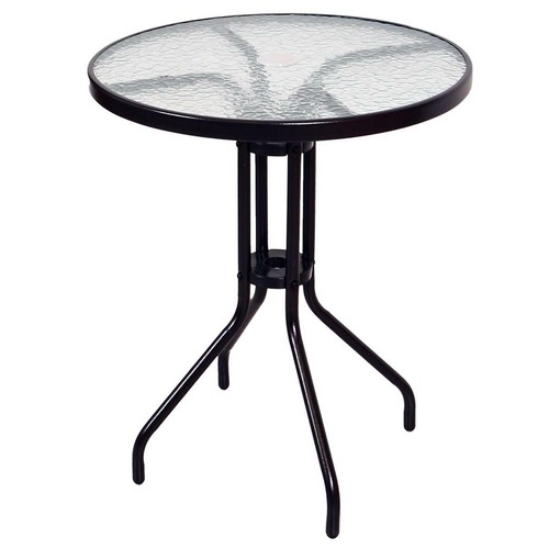 Bistrotisch mit glasplatte und - bistrotisch,