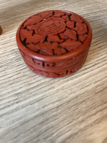Alte china rot lack dose - rot,