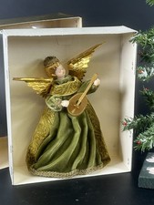 863/25  Weihnachtsschmuck Christbaumschmuck Rauschgoldengel Spitze