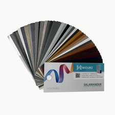 Salamander Dekorfolien Farbmuster für Kunststoffprofile