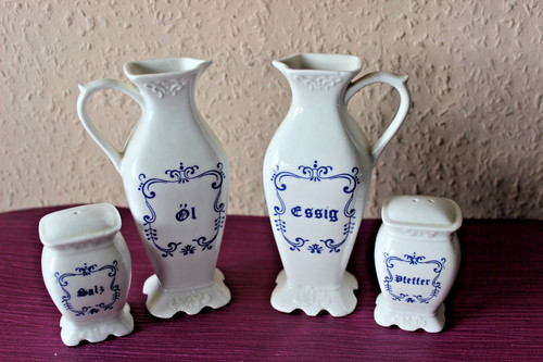 4er set porzellan - set,