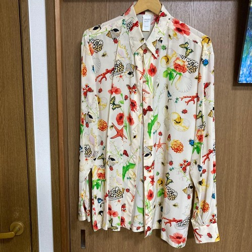 Gianni versace floral langarm - versace,