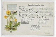 LIED AK ERZGEB.  ANT. GÜNTHER  Nr. 44  -- " HEMMLSCHLÜSSELA BLÜH "