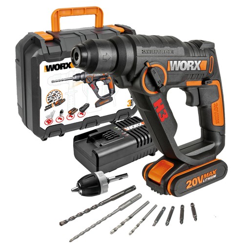 Worx wx390 akku bohrhammer - akku,