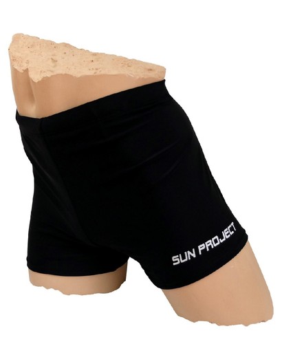 Badehose schwarz mit - schwarz, weissem