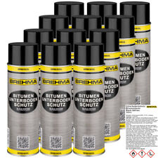 12x Unterbodenschutz Steinschlagschutz Bitumen Spray schwarz UBS Rostschutz