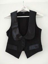  Anzugsweste, Weste festlich, Business Damen, schwarz, Gr. 32, Melrose, Neu 